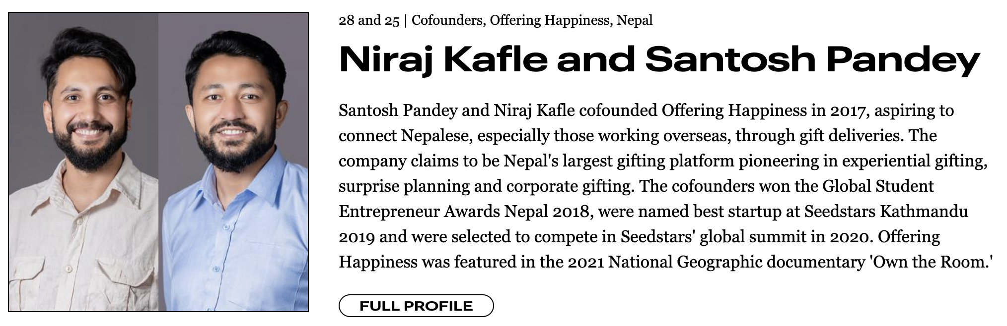 Niraj Kafle and Santosh Pandey