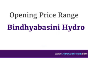 opening price range of bindhyabasini hydropower