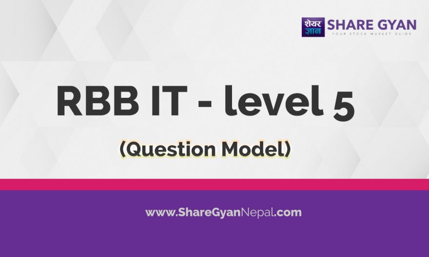 RBB IT level 5 Questions
