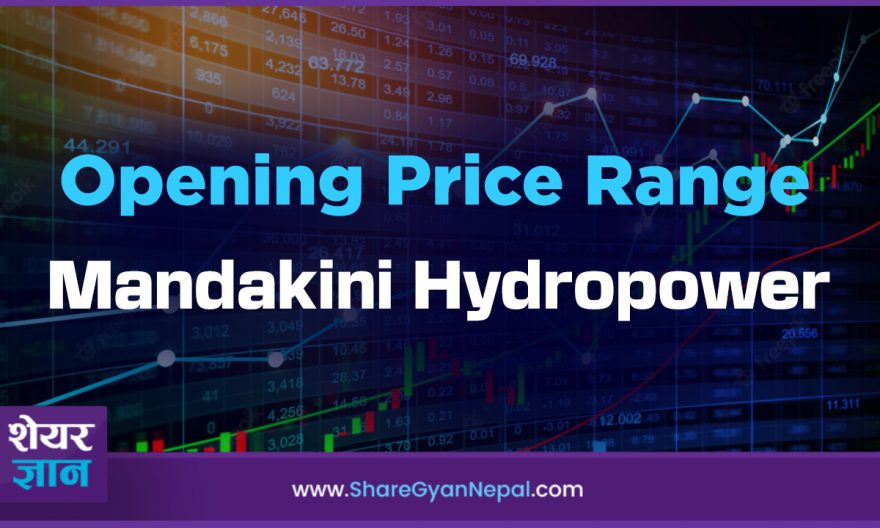 Opening Price Range of Mandakini Hydropower