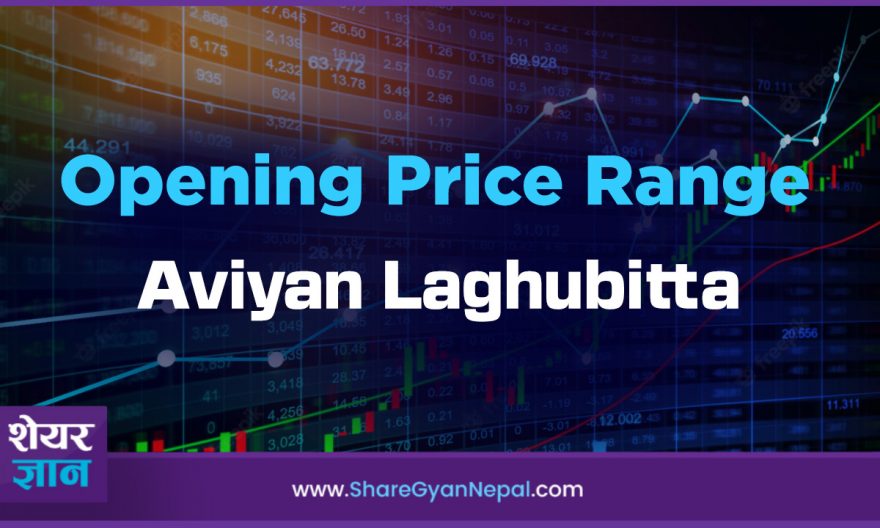 opening price range of aviyan laghubitta