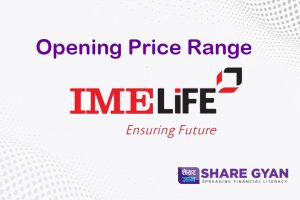 Opening Price Range of IME Life Insurance Company
