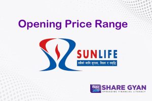 Opening Price Range of Sun Nepal Life Insurance Company