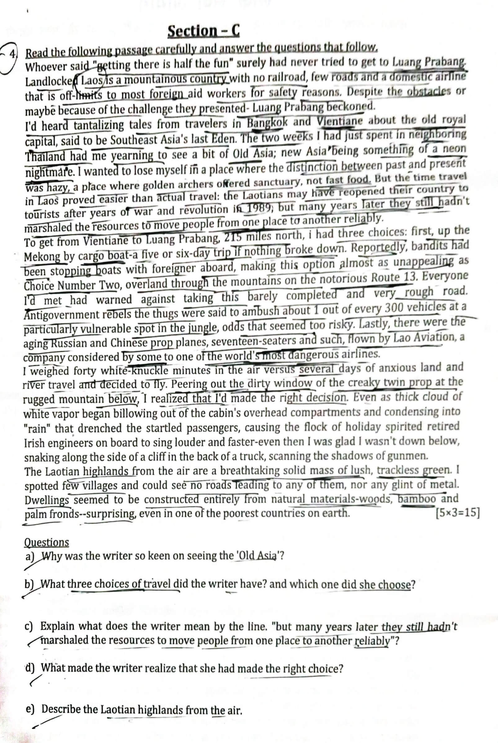 Extra Paper I 2076-2
