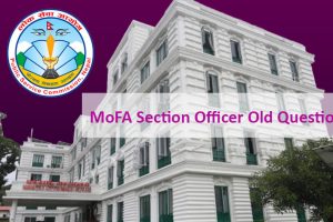 MoFA Section Officer Old Question