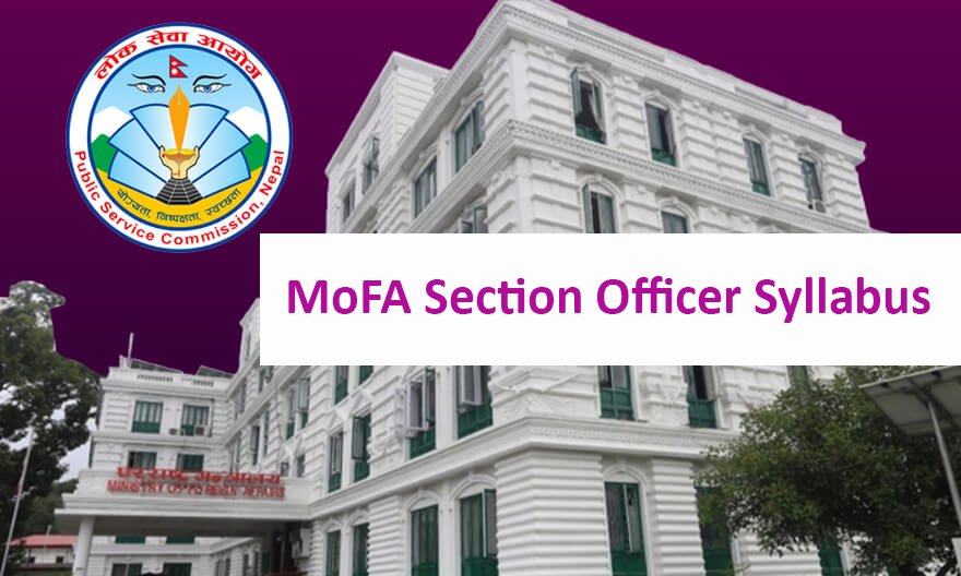 MoFA Section Officer syllabus